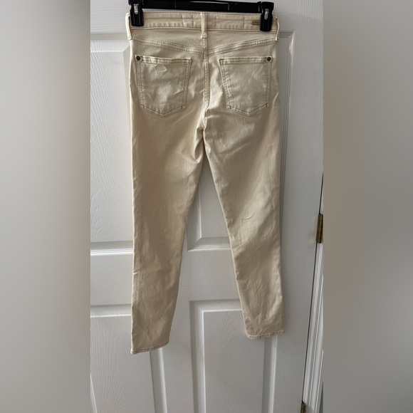 Pilcro and the Letterpress Anthropologie  “Skinny” Jeans – Eggshell/Cream - Picture 8 of 12
